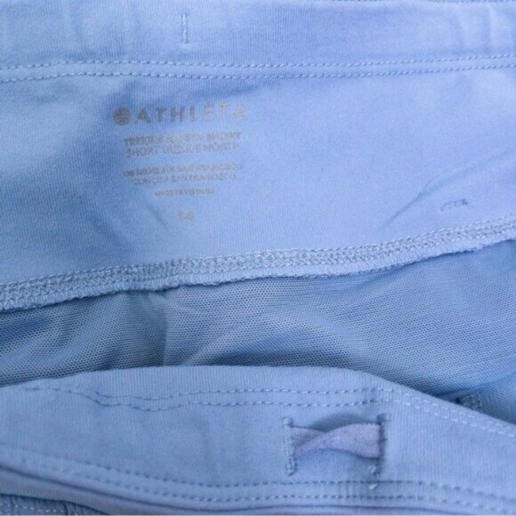 Athleta Trekkie North Short 14 Blue Active Pocket Hiking UPF Breathable - Picture 6 of 11